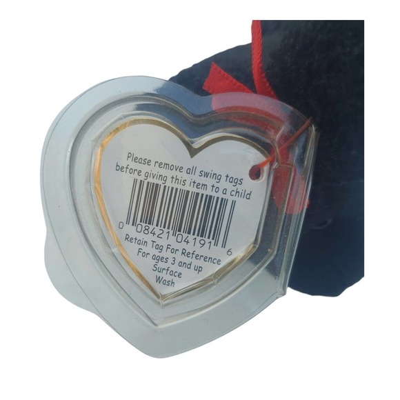 TY Beanie Baby GIGI MINT Protected 1997 1998 RARE Errors Tush Tag Black Poodle - Picture 11 of 14